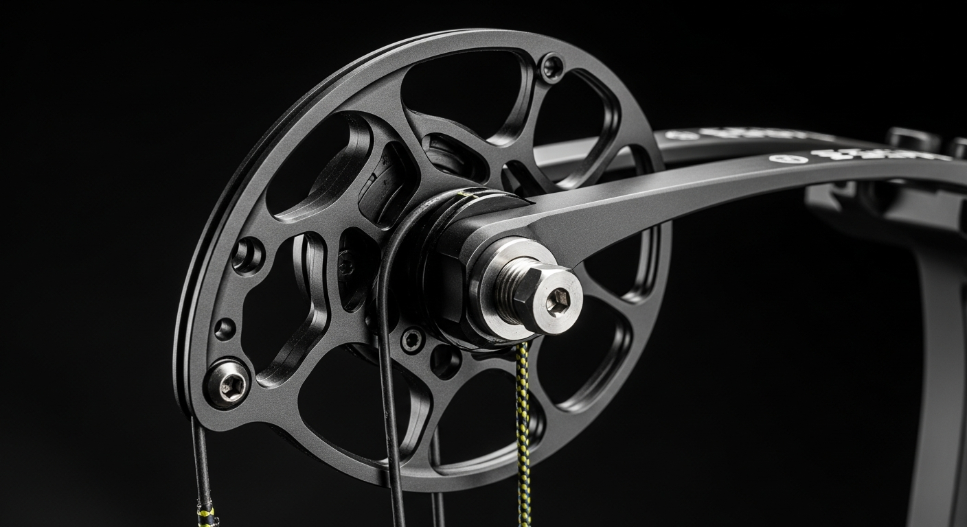 Premium archery equipment close-up